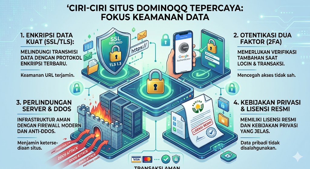 Ciri-Ciri Situs DominoQQ Tepercaya dari Sistem Keamanan Data: Panduan Lengkap Sebelum Daftar