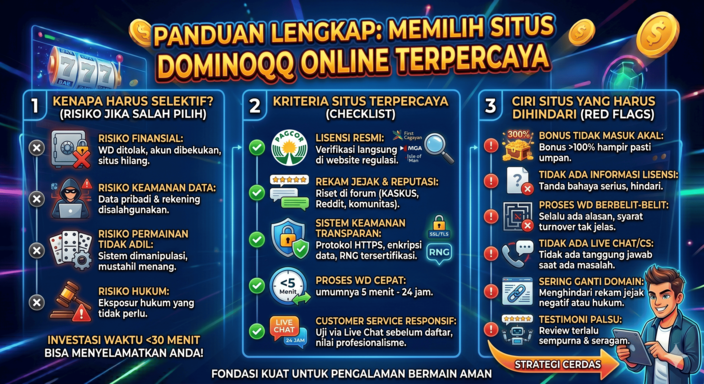 Rekomendasi Situs DominoQQ(qiu qiu, 99) Terpercaya dan Aman di Indonesia 2026: Panduan Memilih yang Tepat 2026