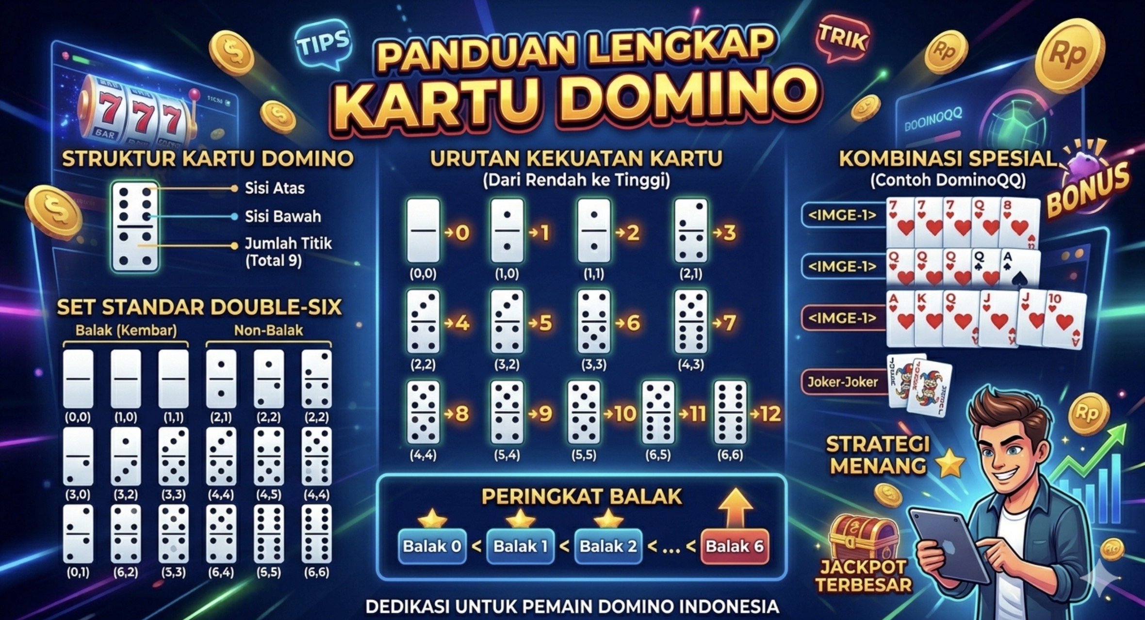 Cara Lihat Urutan Kartu Tertinggi dalam Permainan DominoQQ(qiu qiu, 99): Panduan Kartu Spesial di 2026