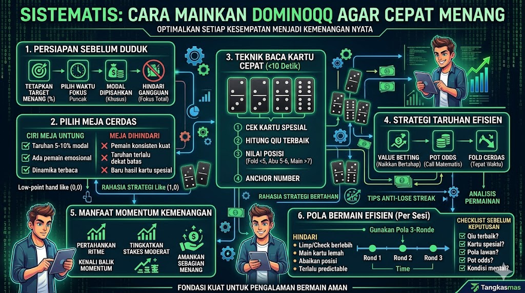 Cara Memainkan DominoQQ Agar Cepat Menang: Teknik dan Strategi yang Terbukti Efektif