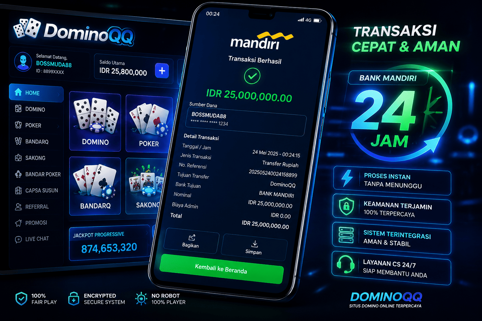 Agen DominoQQ Bank Mandiri Online 24 Jam: Panduan Lengkap Transaksi Aman dan Tanpa Batas